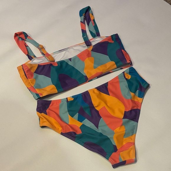 Colorful Abstract Bikini Set - Picture 3 of 5
